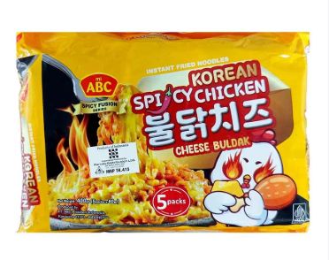 Instant Fried Noodles  Korean spicy Chicken
