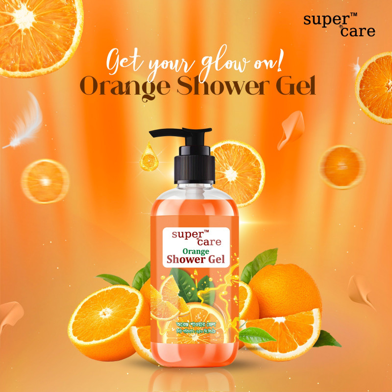 super car orang fresh shower gel 250g
