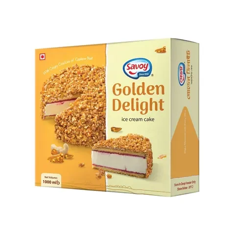 Savoy Golden Delight Ice Cream Cake 1L