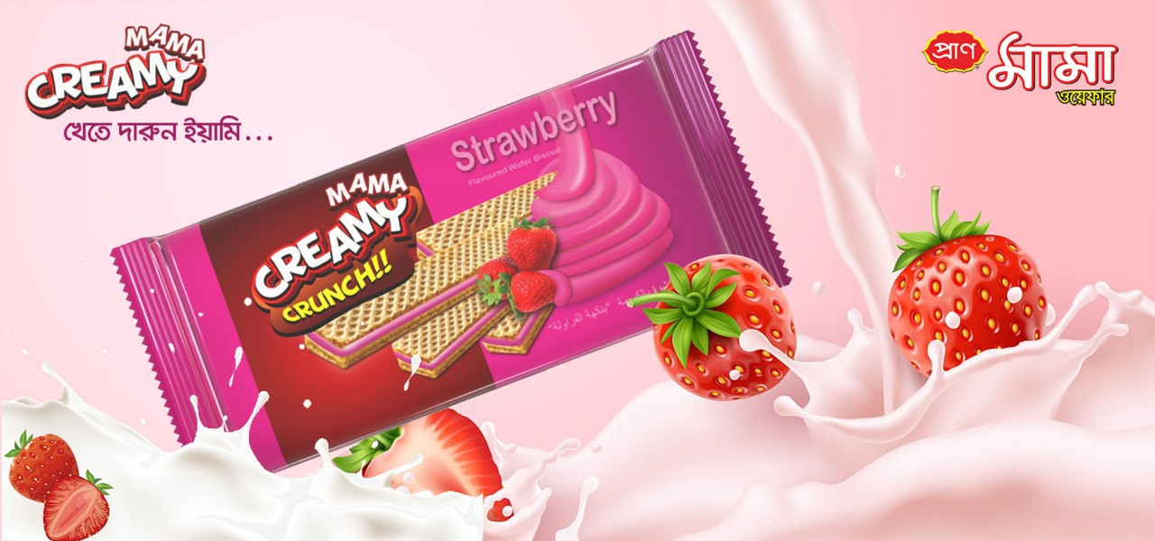 MAMA creamy Crunch Strawberry