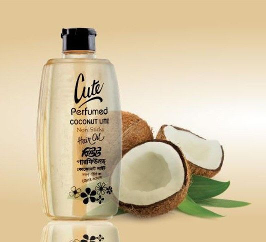 Cute Perfumed 330 ml Coconut Hair Oil