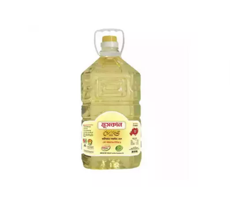 Muskan Gold Fortified Oil 5 Ltr