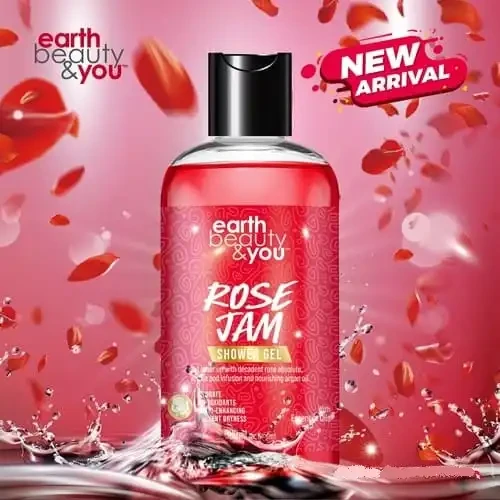 Earth Beauty & You Shower Gel Rose Jam 380ml