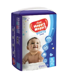 Fresh Happy Nappy Pant Diaper S (4-8 kg) 5 pcs