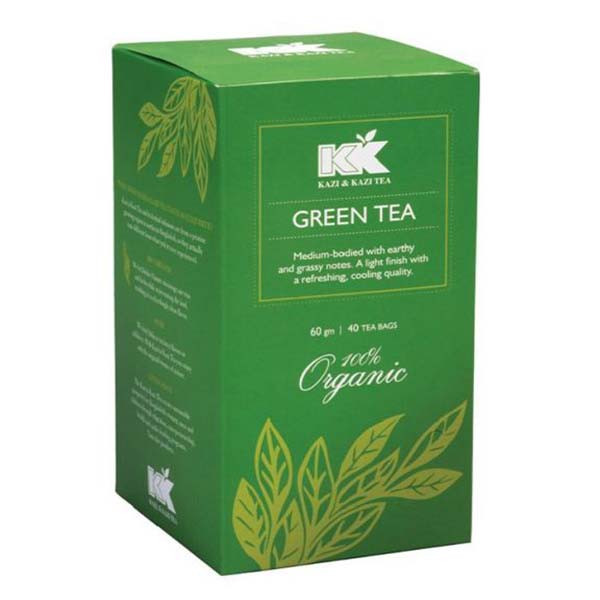 Kazi Organic Green Tea Bag, 30gm,