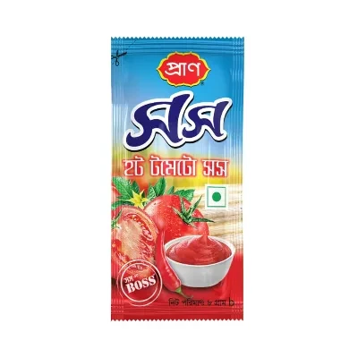 Pran Sauce - Hot Tomato Sauce 8 g 10 pcs