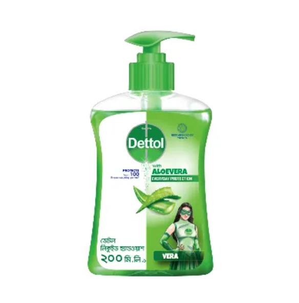 Dettol Handwash Aloe Vera Liquid Pump 200 ml