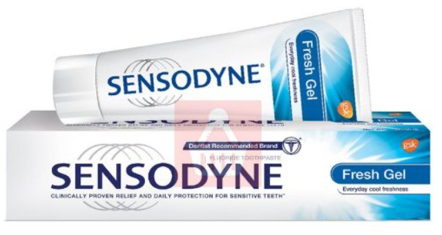 Sensodyne toothpaste fresh gel 75g