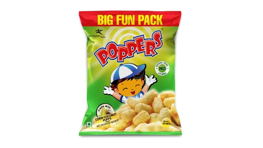 Poppers Chips Corn-Coconut Puffs - 25g