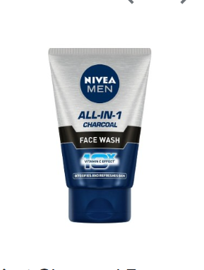 Nivea Men All-In-1 charcoal face wash