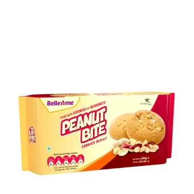 BelleAme Peanut Bite Cookies Biscuit 240gm