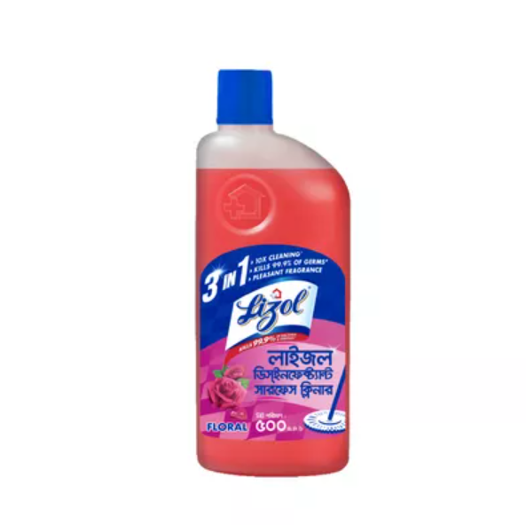 Lizol Disinfectant Surface & Floor Cleaner Floral 500 ml