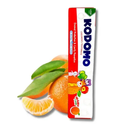 Kodomo Orange Baby Toothpaste Gel Ultra Shield Formula (0.5 Years Up) - 40g