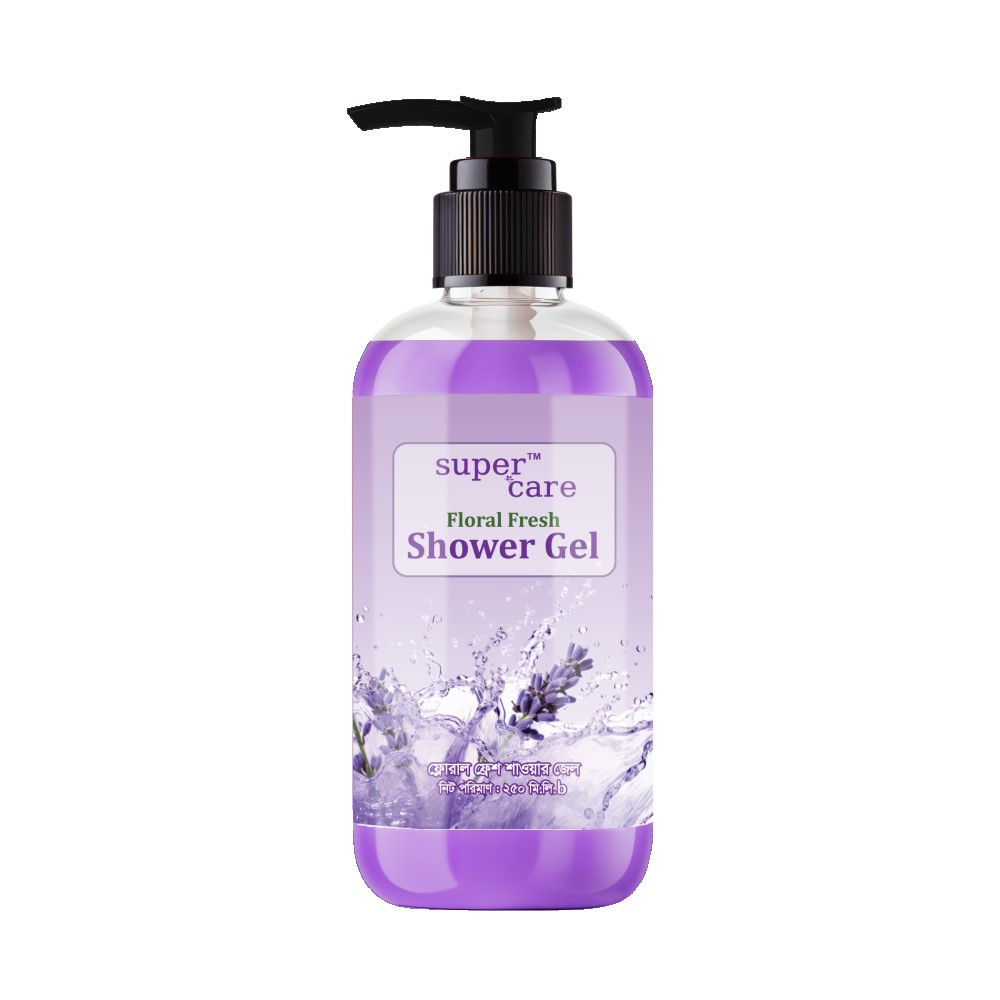 super car floral fresh shower gel 250g