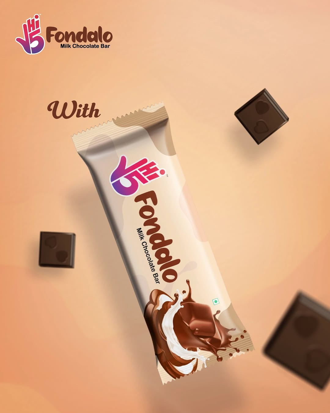 Fondalo milk chocolate  bar 240gm