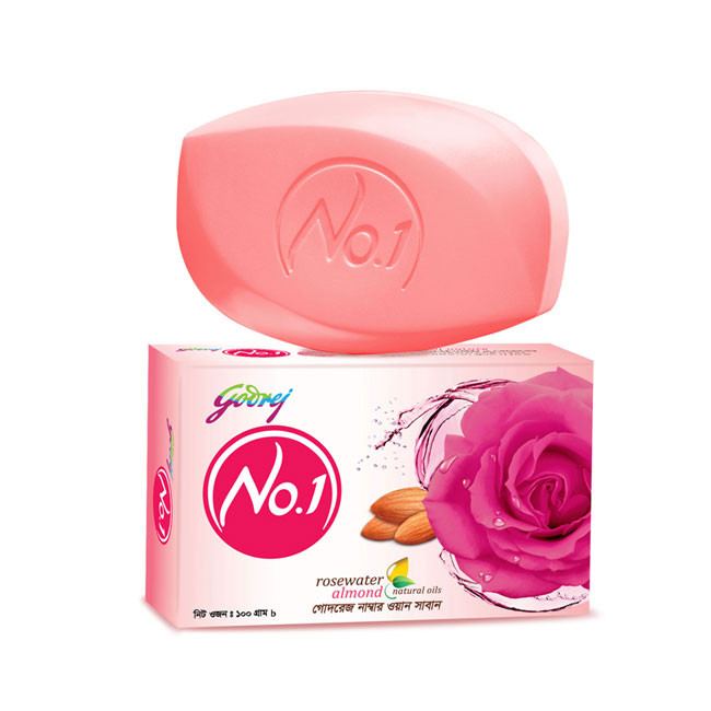Godrej No 1 Rose Soap-100gm
