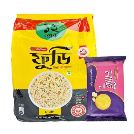 Olympic Foodie Noodles (Free Energy Plus Biscuits 240 gm) 744 gm