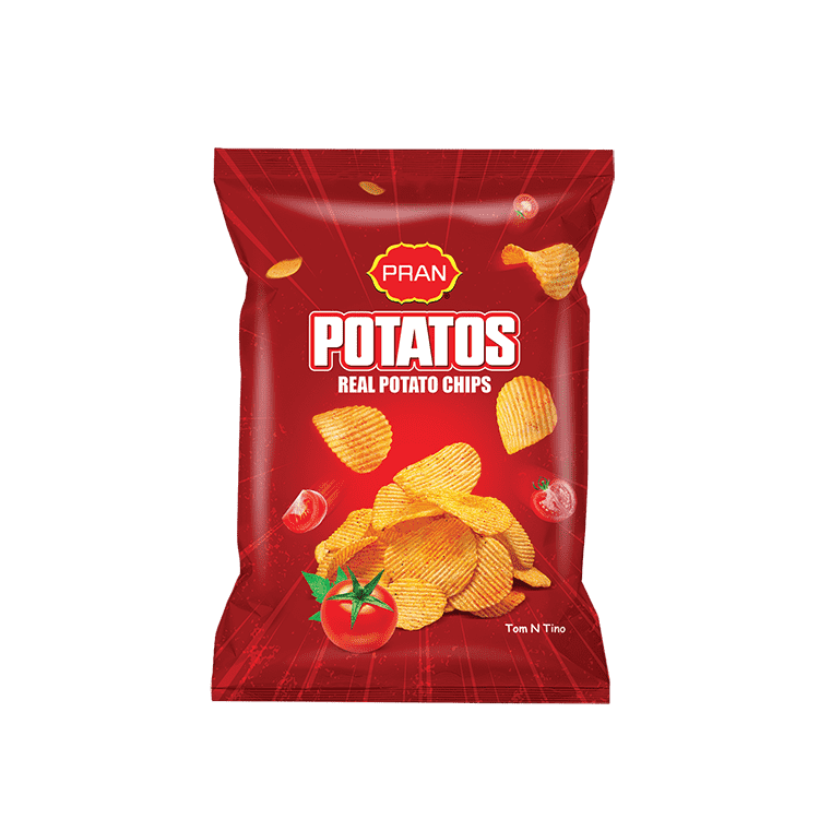 Pran Potatoes Real Potato Chips Spanish Tomato 22 g