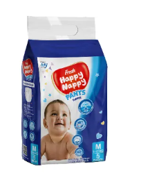 Fresh Happy Nappy Pant Diaper M (7-12 kg) 5 pcs