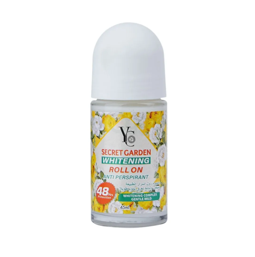 YC Secret Garden Whitening Roll On Anti Perspirant 48Hrs Protection for Whitening Complex Active Fresh 45ml