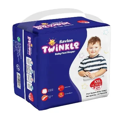 Savlon Twinkle Baby Pant Diaper XXL 14-25 kg 24 pcs